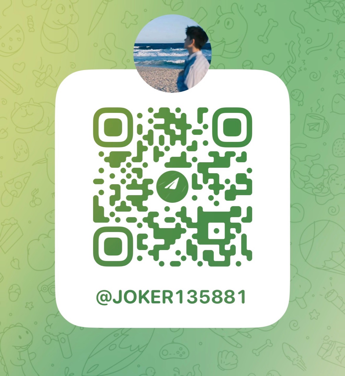 Telegram 联系二维码